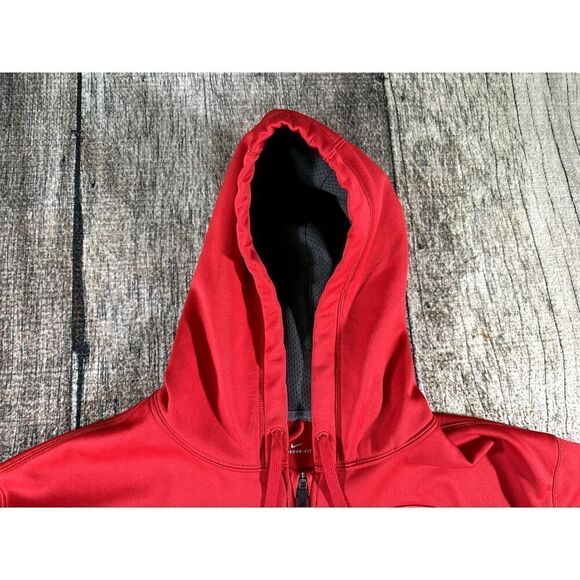 Nike Mens Dry Fit 49ers Hoodie XXL On Field Apparel Therma Fit NFL Red - Picture 2 of 12
